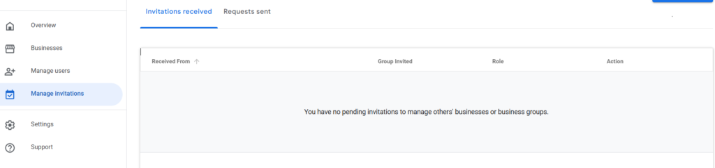 Accept a Google My Business agency request